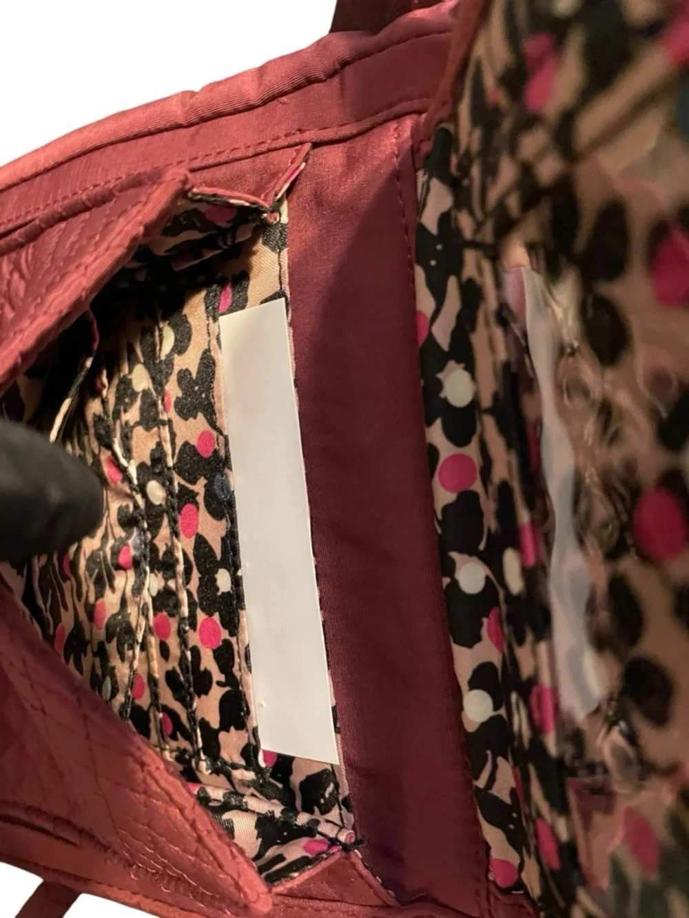 Vera Bradley Quilted Crossbody Bag in Dusty Rose NWT - Picture 4 of 8